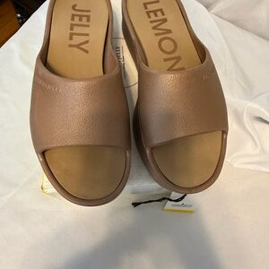 Jelly Tan Mules for Women